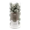 Box Of 44 Cottage Green Baubles | Shatterproof | 5-8 Cm