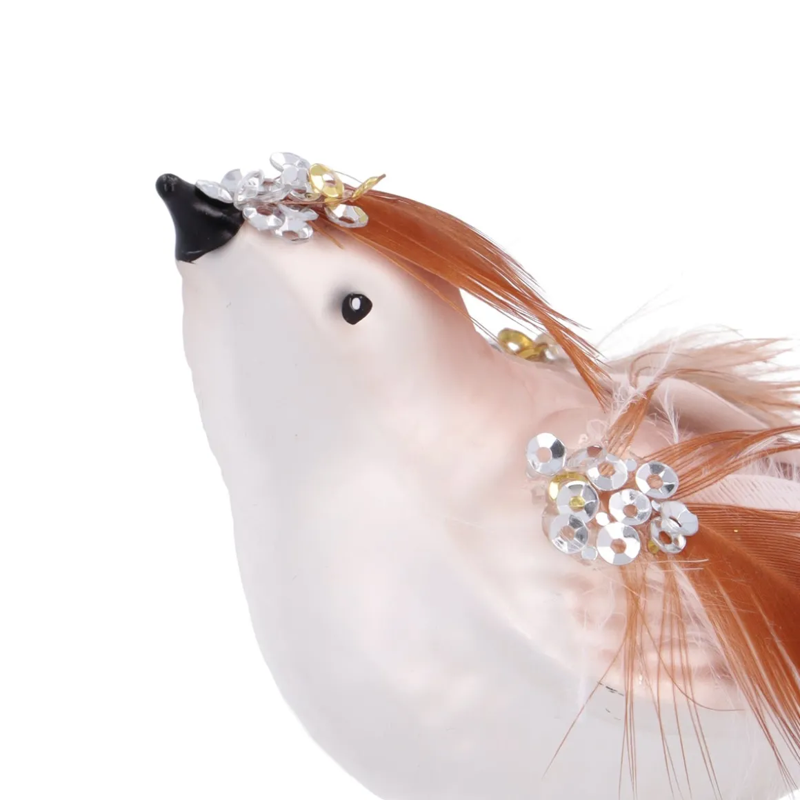 Brown Bird Clip-on Ornament For A Charming Christmas Tree
