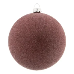 Brown Velvet Unbreakable Christmas Bauble