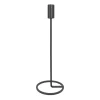 Candle Holder Matt Black | 32 Cm | Metal
