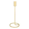 Candle Holder Matt Gold | 25 Cm | Metal