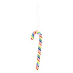 Candy Cane Christmas Ornament | Multi-color | Handmade | 14 Cm