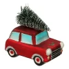 Car Glass Hanging Figurine 9.5cm Red