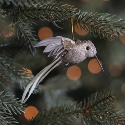 Champagne Bird On An Elegant Clip
