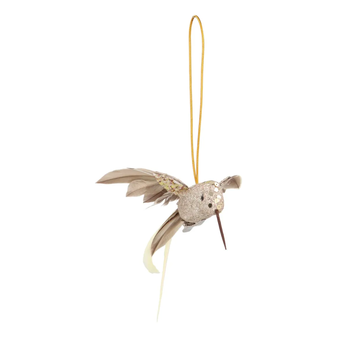 Champagne Bird On An Elegant Clip
