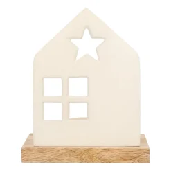 Charming White House With Tealight Holder