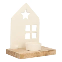 Charming White House With Tealight Holder