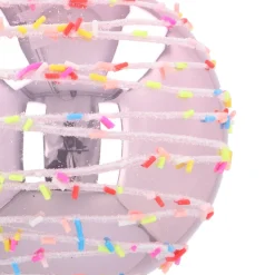 Cheerful Pink Metallic Christmas Bauble