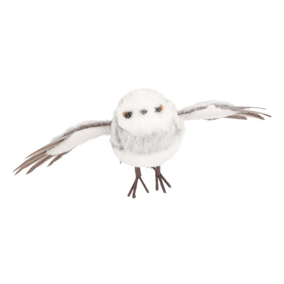 Christmas Decoration Owl Flying 34m Brown