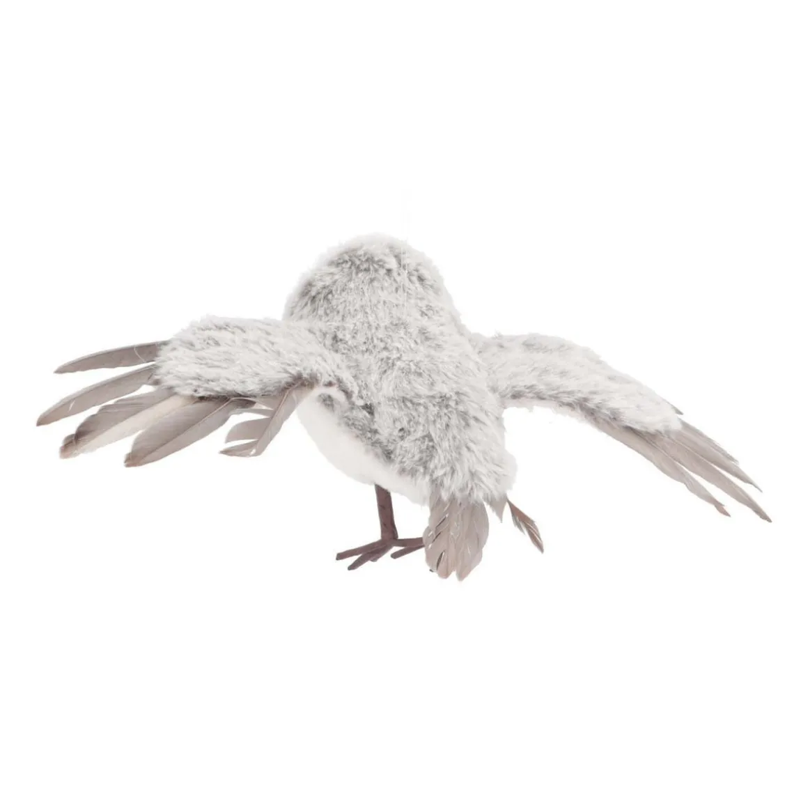 Christmas Decoration Owl Flying 34m Brown