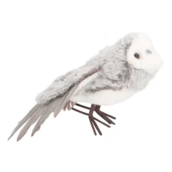 Christmas Decoration Owl Flying 34m Brown