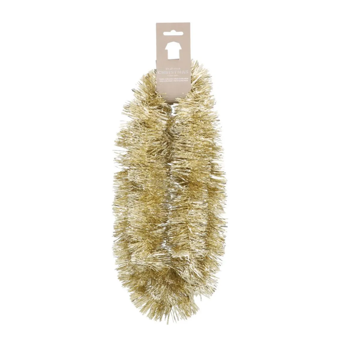 Christmas Garland Champagne 270x7,5cm Shiny