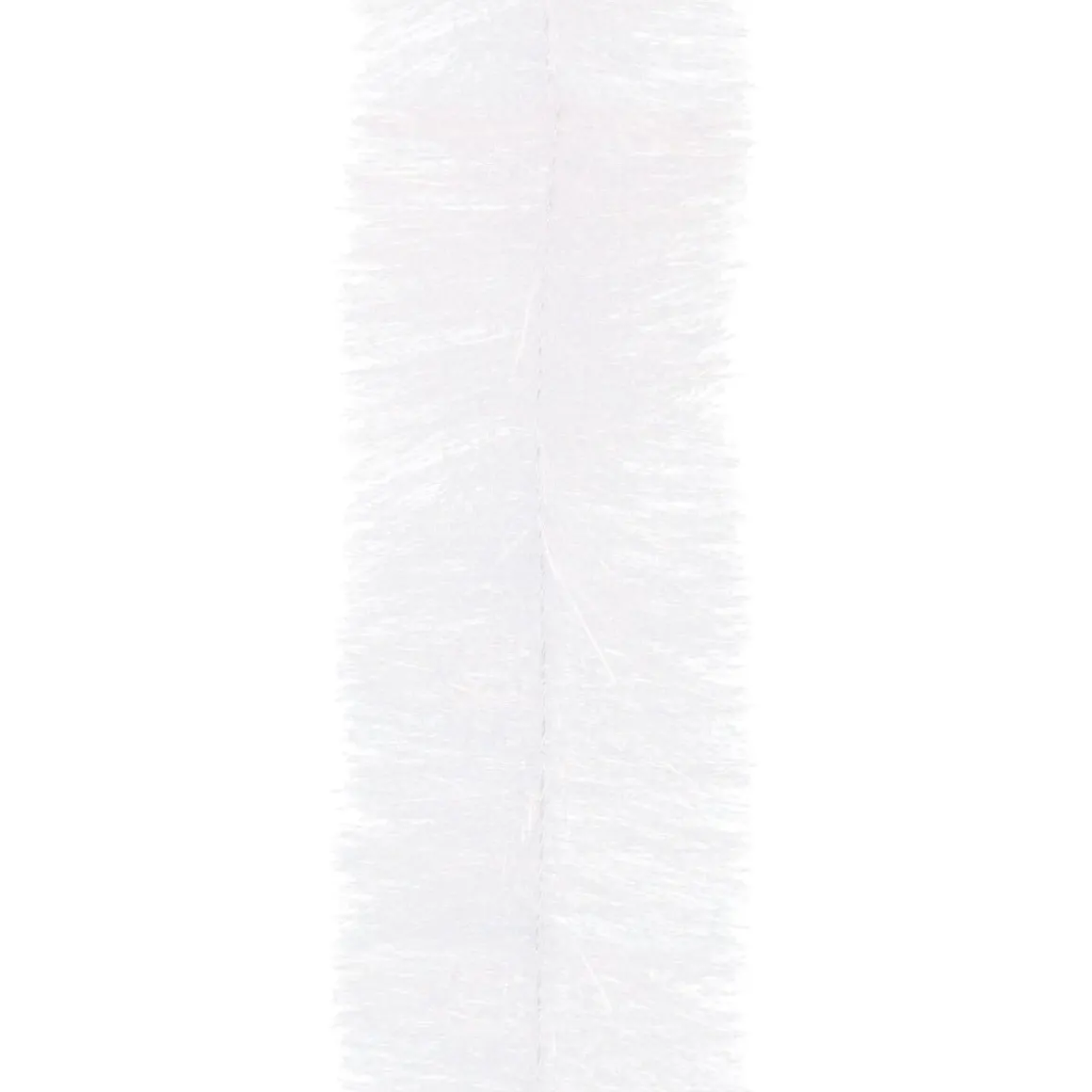 Christmas Garland Transparent White 270x7,5cm Shiny