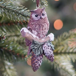 Christmas Hanger Owl | Polyresin | 11cm
