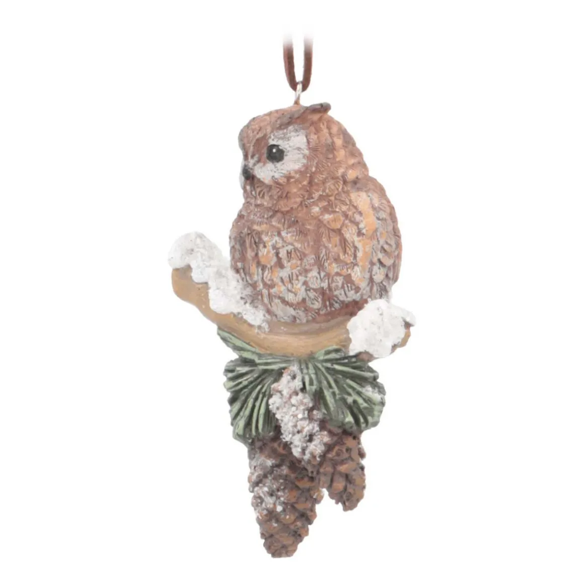 Christmas Hanger Owl | Polyresin | 11cm
