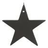Christmas Ornament Porcelain Star | Black | 12 Cm