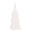 Christmas Ornament Porcelain 3D Christmas Tree | White | 7 Cm