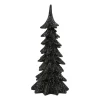 Christmas Tree Black 27cm Polyresin