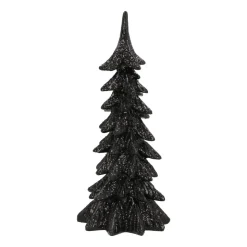 Christmas Tree Black 27cm Polyresin