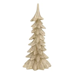 Christmas Tree Champagne 27cm Polyresin