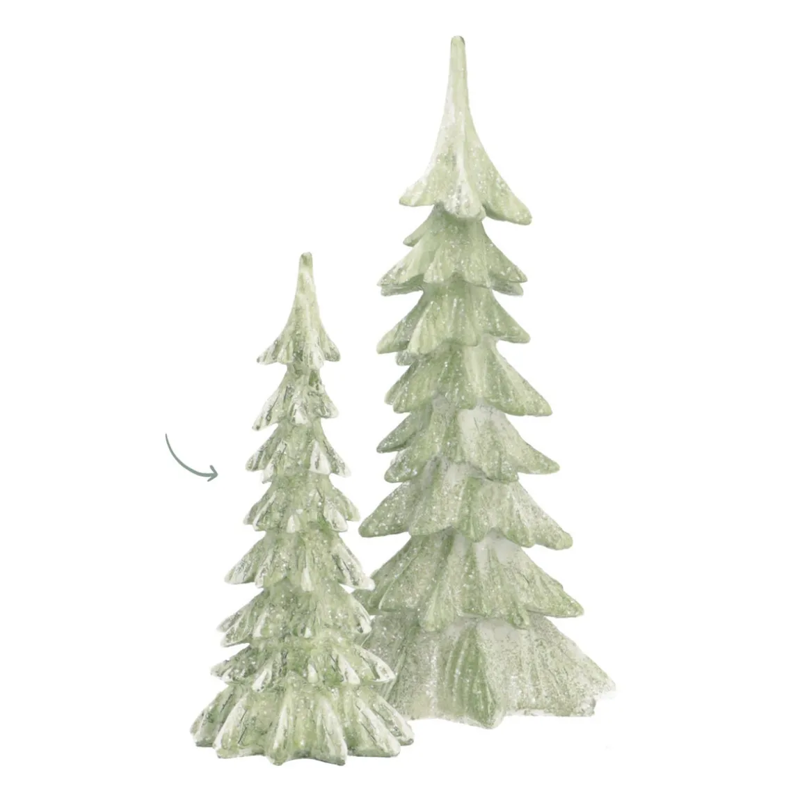 Christmas Tree Figure 19cm Green