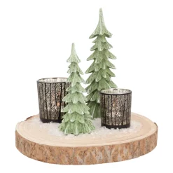 Christmas Tree Figure 19cm Green