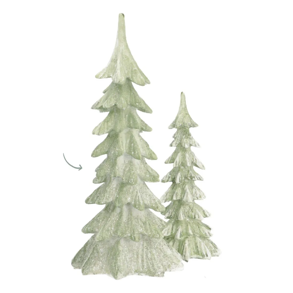 Christmas Tree Figure 27cm Green