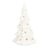 Christmas Tree Porcelain 17 Cm White LED