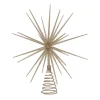 Christmas Tree Topper Shining Star 35cm Champagne