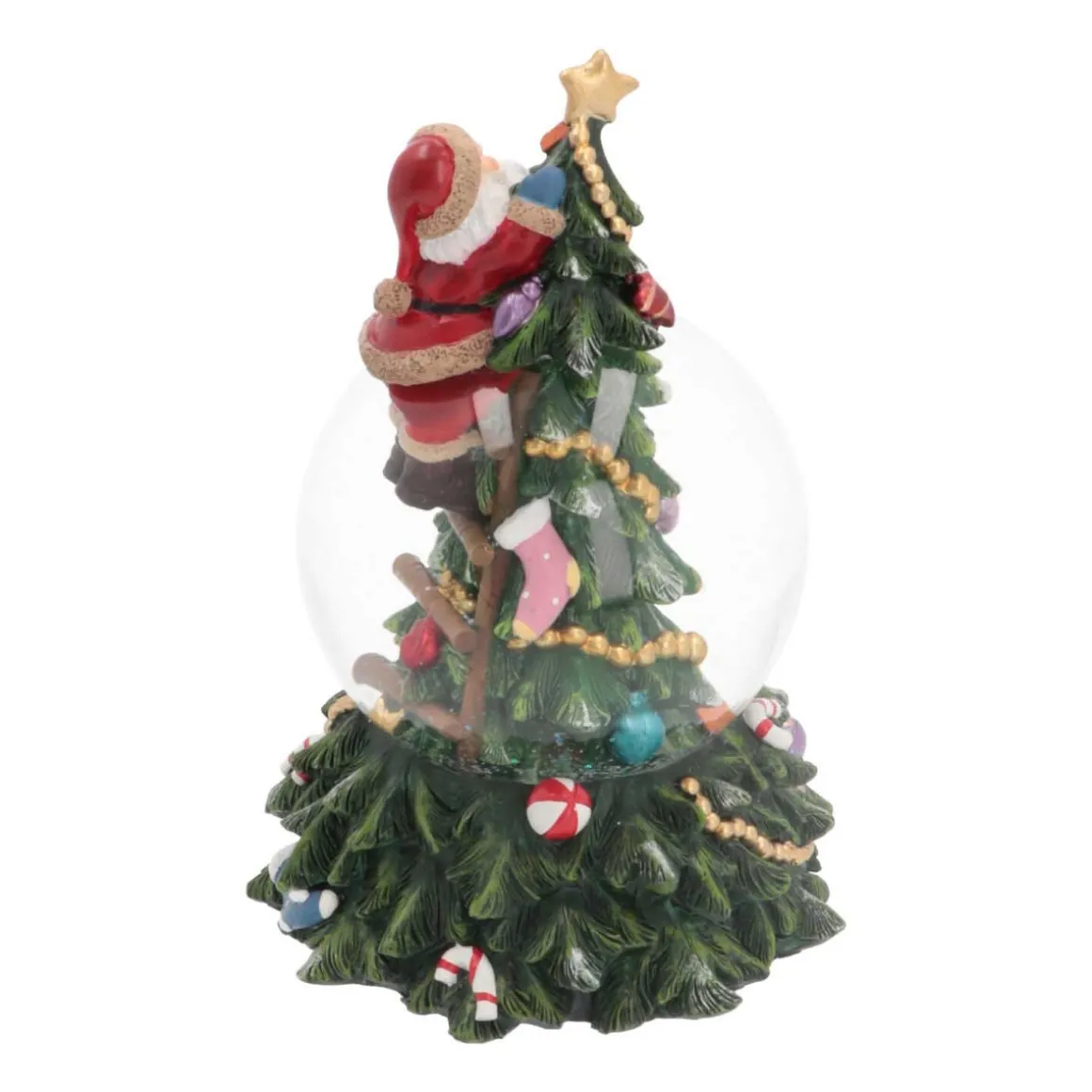 Christmas Tree With Snow Globe | Music | ⌀9cm | 19cm Tall