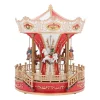 Christmas Village Carousel With Music And LED