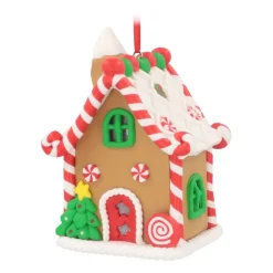 Clay Christmas Ornament Candy House | 11 Cm