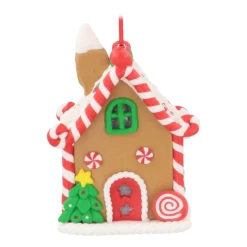 Clay Christmas Ornament Candy House | 11 Cm