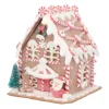 Clay Gingerbread House With LED | Handmade | Batteries Incl. | 16 Cm