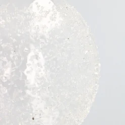 Clear Glass Bauble With Splinters | 8 Cm