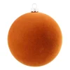 Cognac Velvet Unbreakable Christmas Bauble