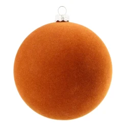 Cognac Velvet Unbreakable Christmas Bauble