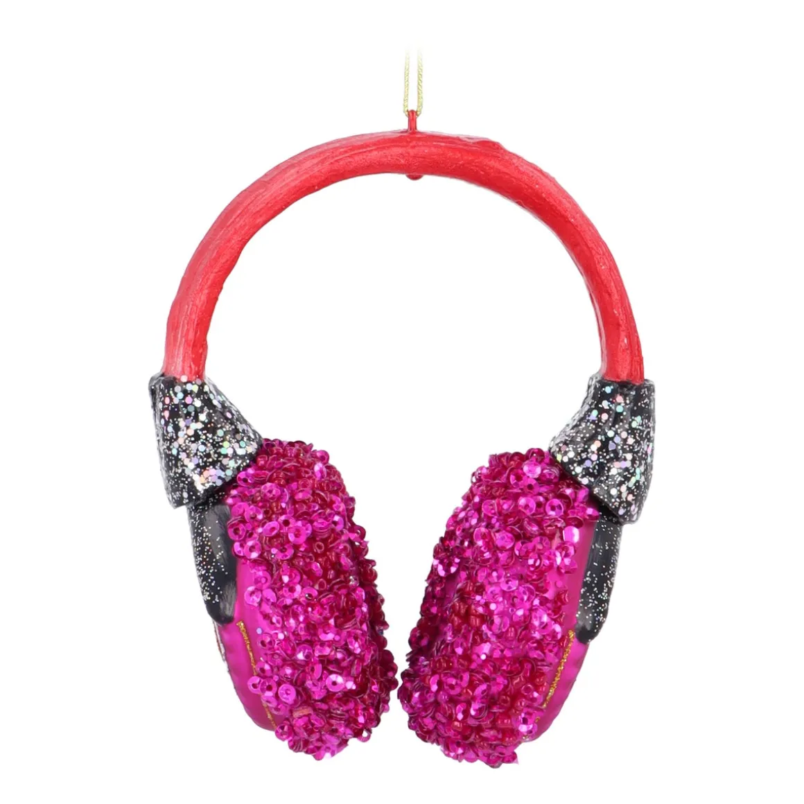 Colorful Headphone Ornament For A Musical Christmas