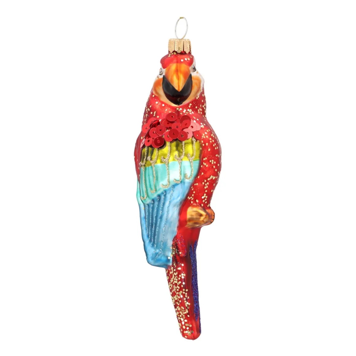 Colorful Parrot Ornament For A Playful Tree