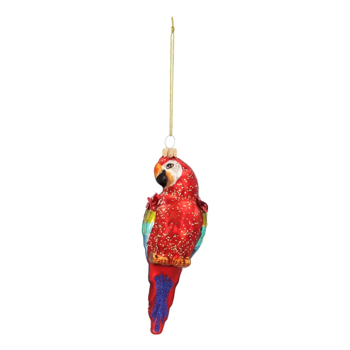 Colorful Parrot Ornament For A Playful Tree