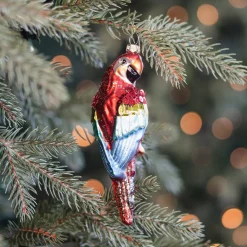 Colorful Parrot Ornament For A Playful Tree
