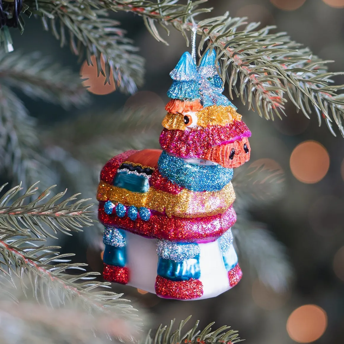 Colorful Piñata Ornament For A Playful Christmas Tree