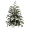 Compact 'Djill' Artificial Christmas Tree With Snow