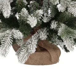 Compact 'Djill' Artificial Christmas Tree With Snow