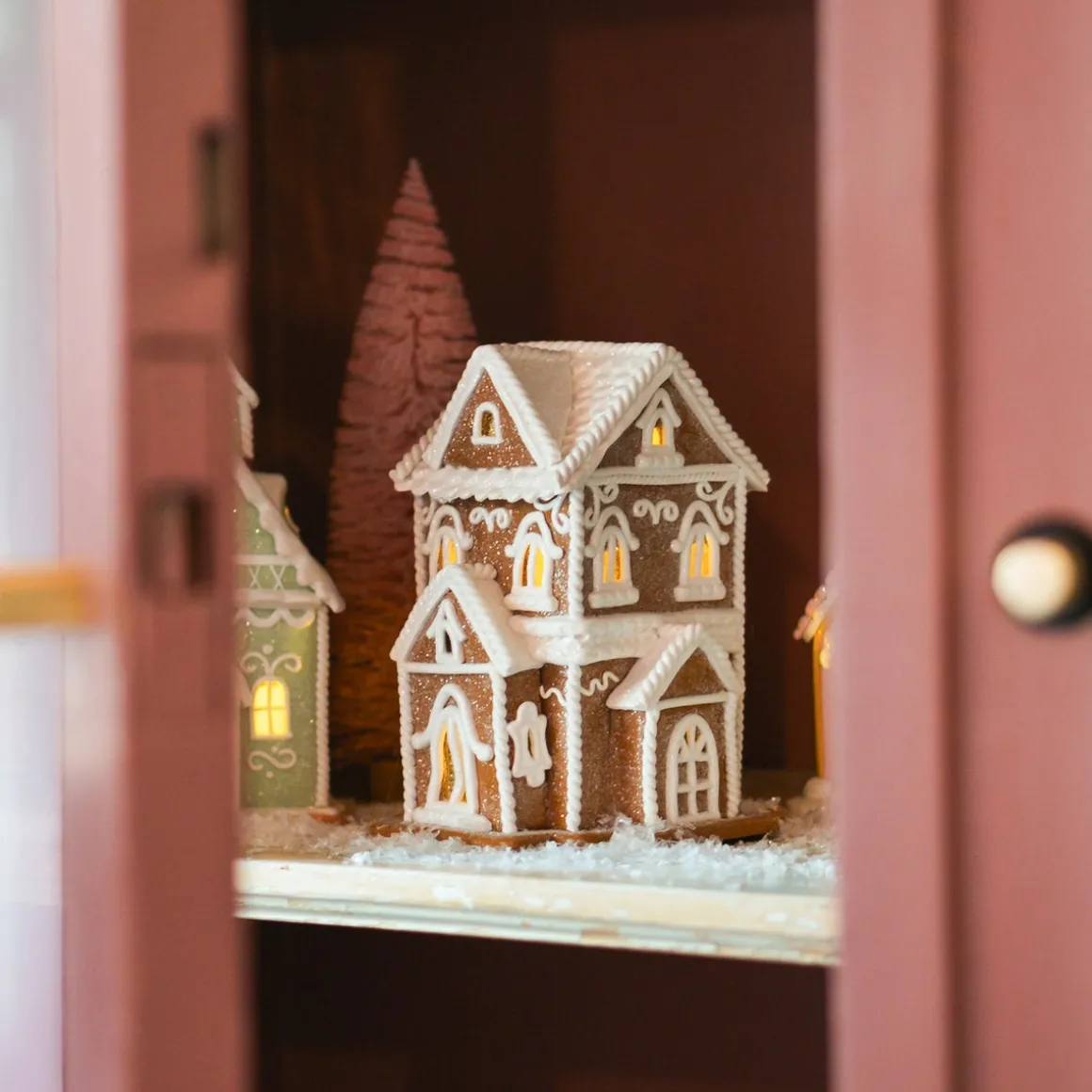 Cookie Cottage From Clay | LED | Handmade | 19cm High