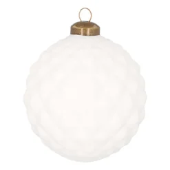Cool Christmas Bauble Winterwonder 10cm White