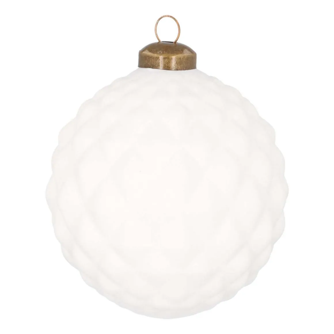 Cool Christmas Bauble Winterwonder 10cm White