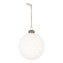 Cool Christmas Bauble Winterwonder 10cm White