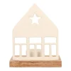 Cozy White House With Tealight Holder