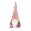Cute Pink Fabric Gnome